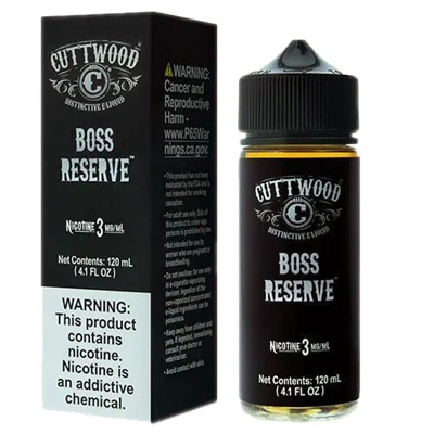 Boss Reserve by Cuttwood Vapor 120mL