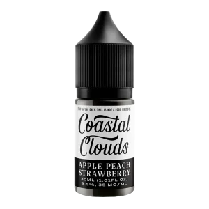 Apple Peach Strawberry Coastal Clouds Salt Nic