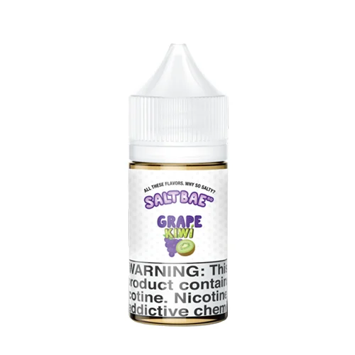 SaltBae50 Juicy Grape Kiwi Nicotine Salt Vape Juice - Image 2
