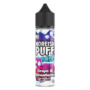 Moreish Puff Iced Grape & Strawberry Candy Drops 50ml Shortfill