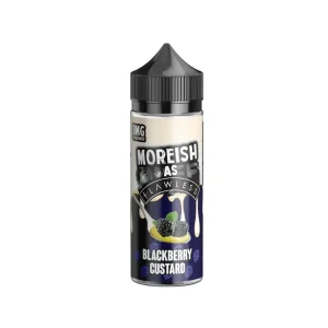 Moreish As Flawless Blackberry Custard 100ml E-liquid