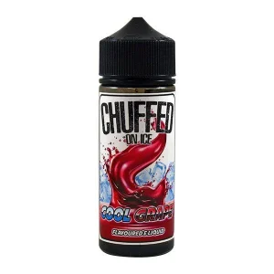 Chuffed On Ice Cool Grape 100ml Shortfill