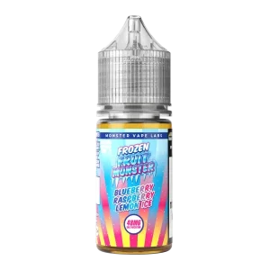 Blue Raspberry Lemon Ice Frozen Fruit Monster Salt