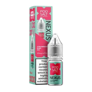 Pod Salt Nexus Strawberry Kiwi Ice 10ml Nic Salt
