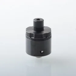 YFTK Four One Five 415 RDA Kaze Style RDL / MTL RDA Atomizer - Black, BF Pin, Air Pin 0.9mm x 2, 1.0mm x 2, 1.0mm, 1.4mm