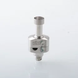 Wick'd Bridg'D Alpha Style RBA Bridge for Billet / Boro Mod - Silver, 7 PCS Air Pin 1.2, 2.0, 2.5, 3.0, 3.5, 4.0, 4.5mm