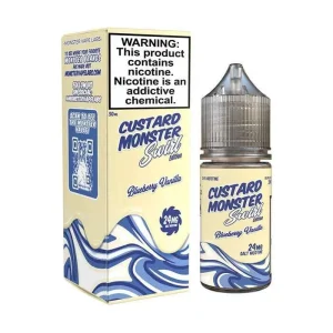 Blueberry Vanilla Swirl Edition Nicotine Salt by Custard Monster