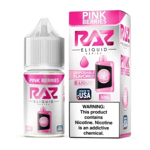 Pod Juice x RAZ Salt Pink Berries Tobacco Free Nicotine E-Juice 30ml