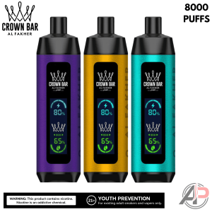 Al Fakher Crown Bar 8000 Puffs Pro DTL Disposable Vape Device