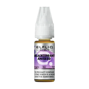 Blackcurrant Aniseed Elfliq Nic Salt by Elfbar - 10ml