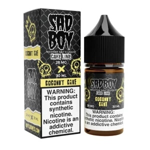 SadBoy CakeLine Coconut Cake Synthetic Nicotine 30ml Salt E-Juice