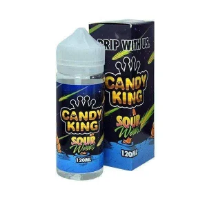 Candy King Sour Worms 100ml Shortfill