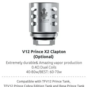 Smoktech TFV12 X2 Clapton Coils (0.4 ohm / 3pk)