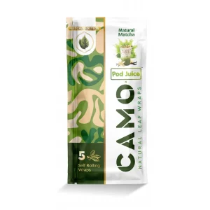 Camo X Pod Wraps Classic 1PK- 5COUNT Matcha Edition