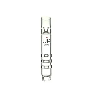 GRAV Upline Taster – 3.5″ Borosilicate Glass One-Hitter with Ash Trap