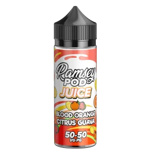 Ramsey Pod Juice Blood Orange Citrus Guava 100ml Shortfill