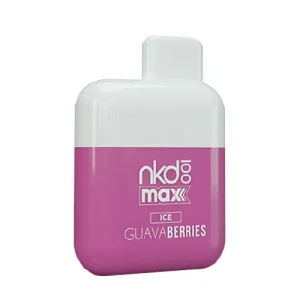 Naked 100 Max Ice Guava Berries 4500 Puffs Disposable Vape | $8.95