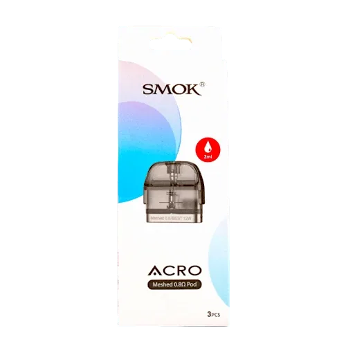 SMOK ACRO Empty Replacement Pods (3 Pack)(ON SALE)