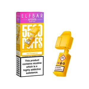 Elf Bar AF5500 Sour Pineapple Ice Refill Pod