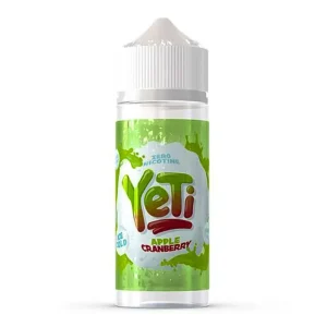 Yeti Ice Cold Apple Cranberry 100ml Shortfill