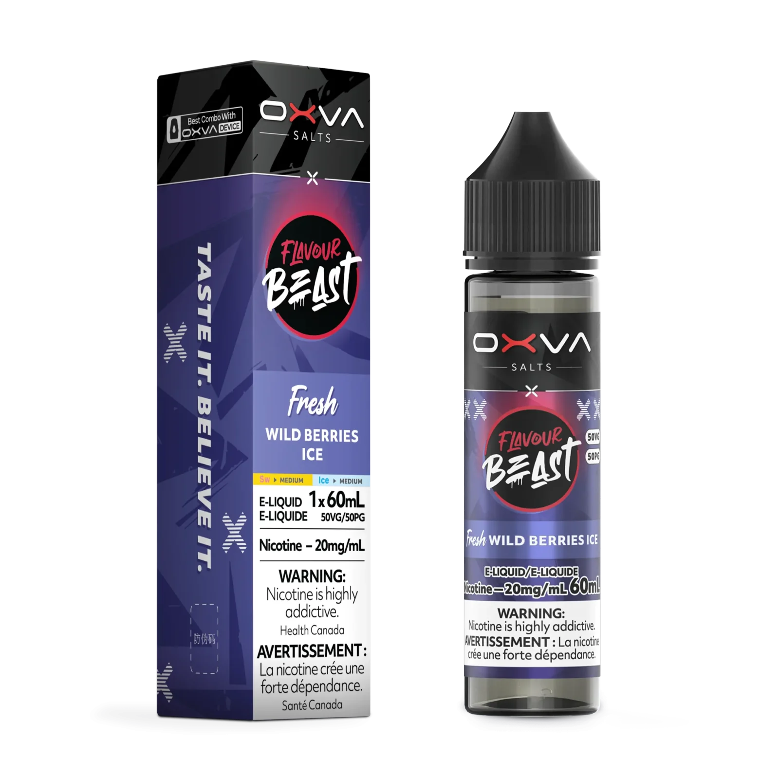 Fresh Wild Berries Ice – Flavour Beast x OXVA E-Liquid