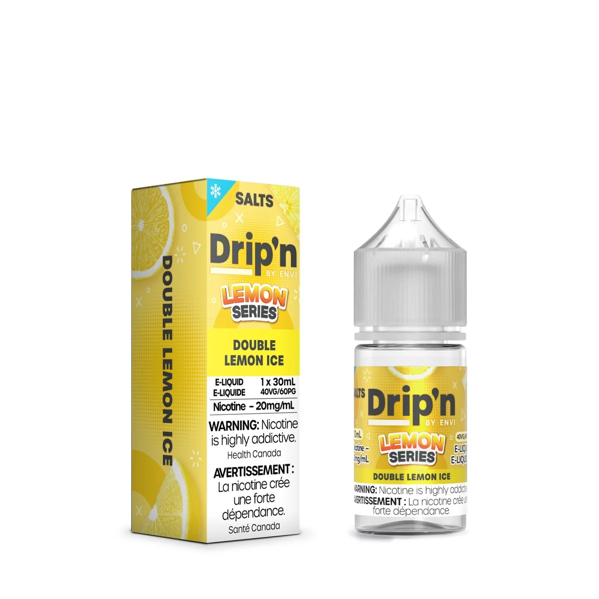Double Lemon Ice SALT – Drip’n by Envi Lemon Series E-Liquid
