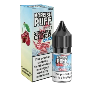 Moreish Puff Summer Cider on Ice Cherry 10ml Nic Salt