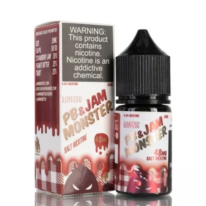 PB & Strawberry Jam Monster by Jam Monster Nic Salt - 30ml