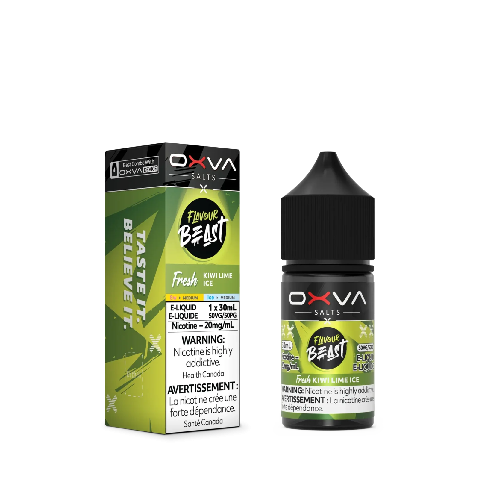 Fresh Kiwi Lime Ice – Flavour Beast x OXVA E-Liquid