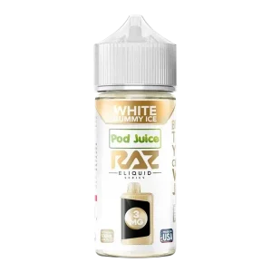 White Gummy RAZ X Pod Juice 100ml