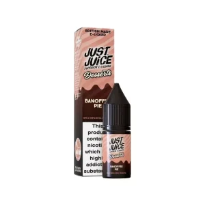 Just Juice Desserts Banoffee Pie 10ml Nic Salt