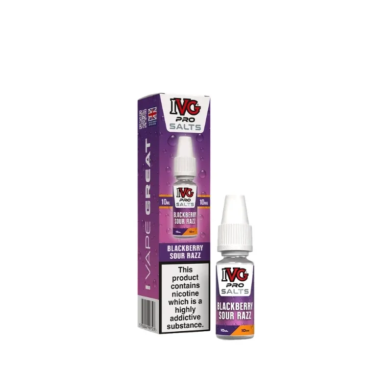 IVG Pro Salts Blackberry Sour Razz 10ml Nic Salt