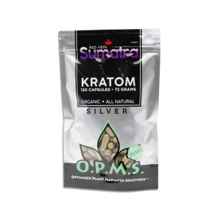 OPMS Silver Red Vein Sumatra Capsules