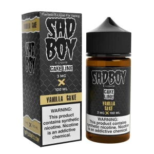 SadBoy CakeLine Vanilla Cake Synthetic Nicotine 100ml E-Juice