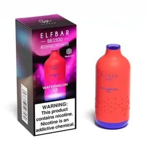 Elf Bar Watermelon Ice EBDESIGN BB3500 Disposable Vape Kit 650mAh