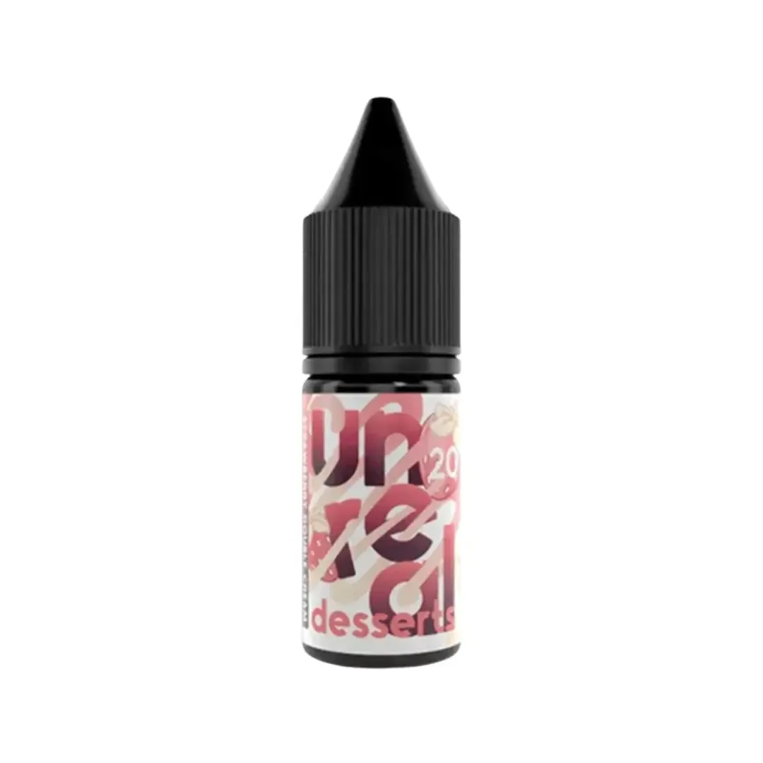 Unreal Desserts Strawberry Double Cream 10ml Nic Salt