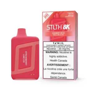 Strawberry Lime Ice STLTH 8K – Disposable Vape