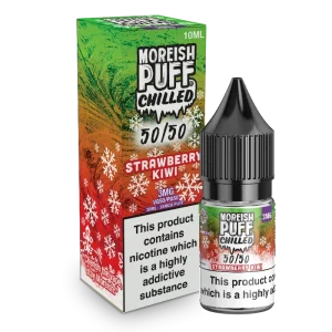 Moreish Puff Chilled 50/50: Strawberry and Kiwi Chilled 10ml E-Liquid