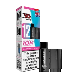 Raspberry Blast IVG Pro 12 Refill Pack