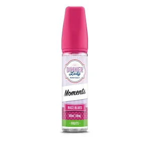 Dinner Lady Moments Razz Blues 50ml Shortfill