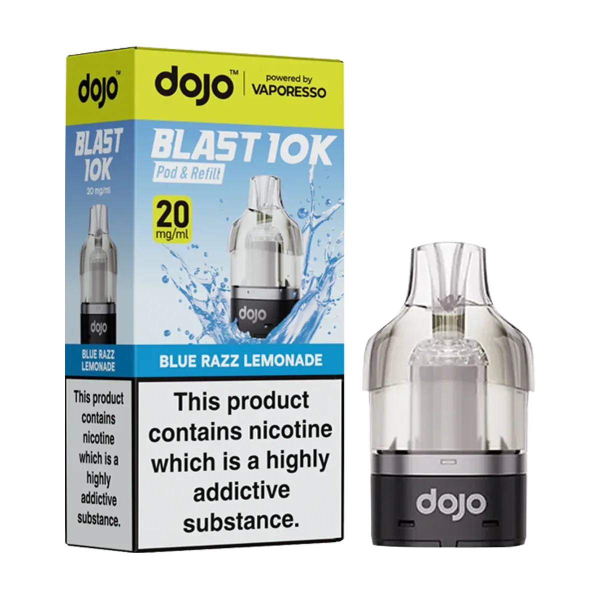 Blue Razz Lemonade Dojo Blast 10K Refill Pack