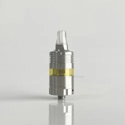 Rekavape BY-KA SE Nano Style Combi RTA Atomizer - Silver + Brown, 316SS + PEI, 3.5ml, Air Pins 1.2 / 1.4 / 1.7mm, 22mm