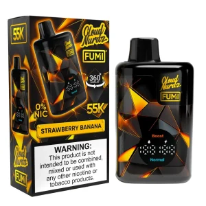 FUMI X CLOUD NURDZ Zero Nicotine Disposable (55000Puffs)