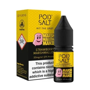 Pod Salt x Marshmallow Man III Strawberry Marshmallow 10ml Nic Salt
