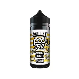 Doozy Seriously Pod Fill Vanilla Custard 100ml Shortfill