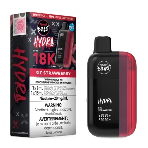 Sic Strawberry Flavour Beast Hydra 18K – Disposable Vape