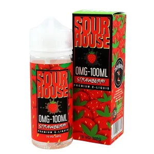 Sour House Sour Strawberry 100ml Shortfill