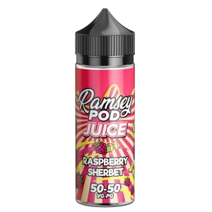 Ramsey Pod Juice Raspberry Sherbet 100ml Shortfill