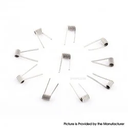 [Ships from Bonded Warehouse] Authentic Hellvape Ni90 Triple Core Fused Clapton Coil - 28Ga x 3 + 36Ga, 0.21ohm (10 PCS)