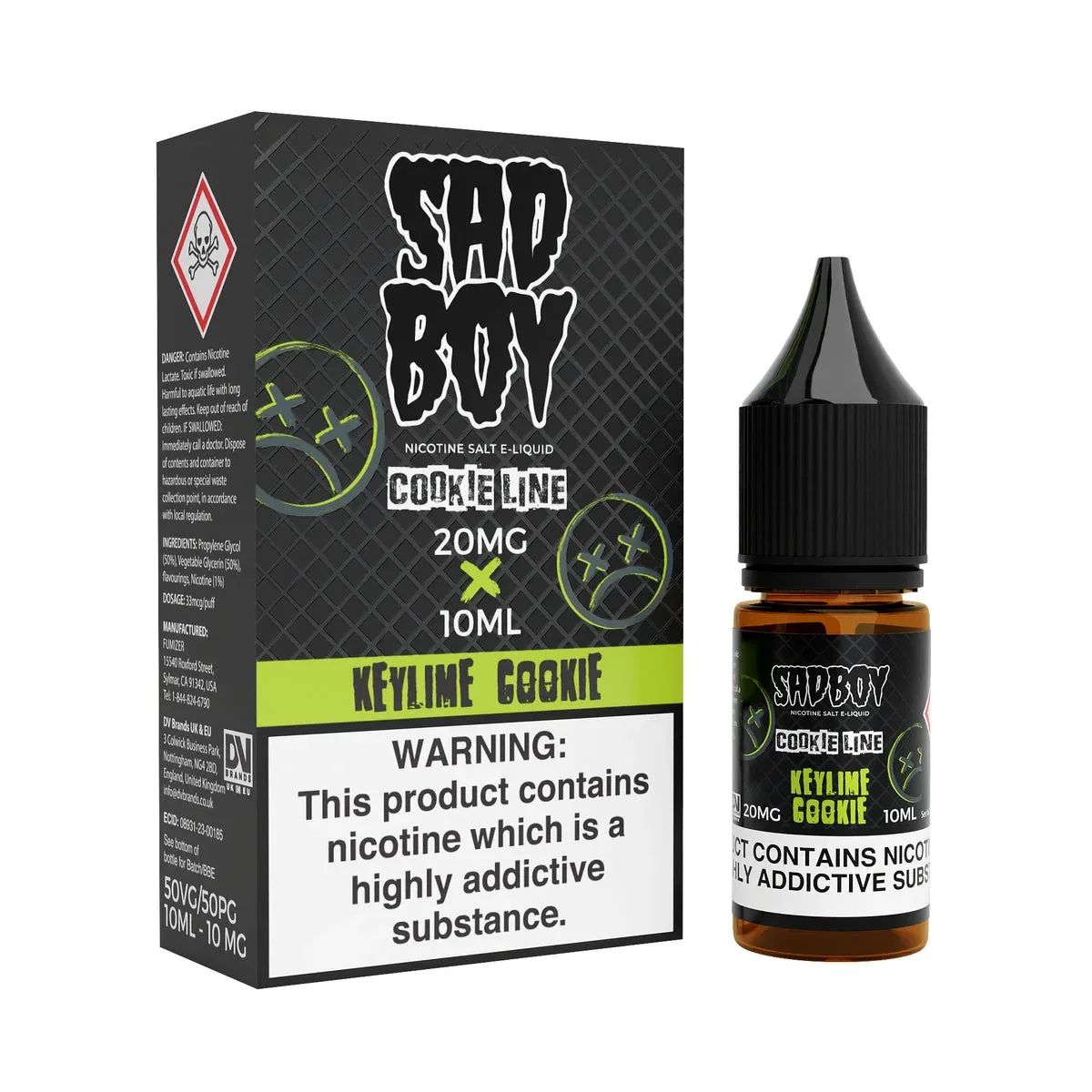 Sadboy Keylime Cookie 10ml Nic Salt - Image 2